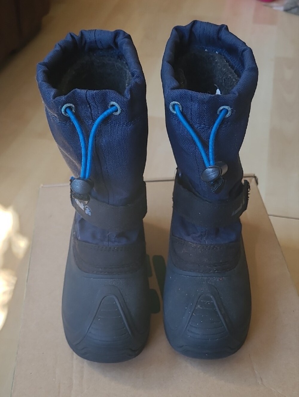 Kamik Kids' Navy Blue Winter Snow Boots - Picture 2 of 4